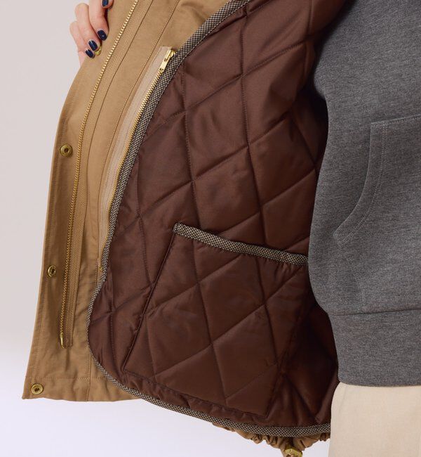  「ライナー付きスタンドネックブルゾン」|キュロット|