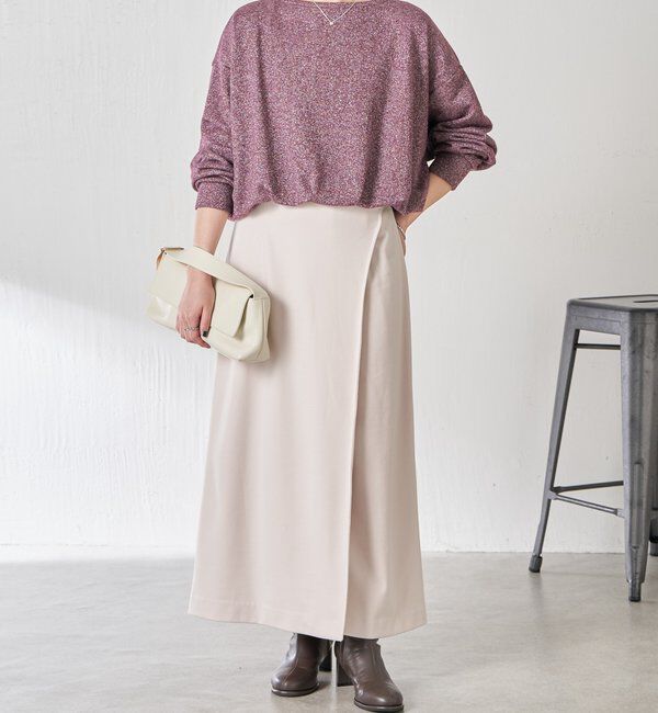  「裾バルーンラメスウエット」|Tシャツ・カットソー|