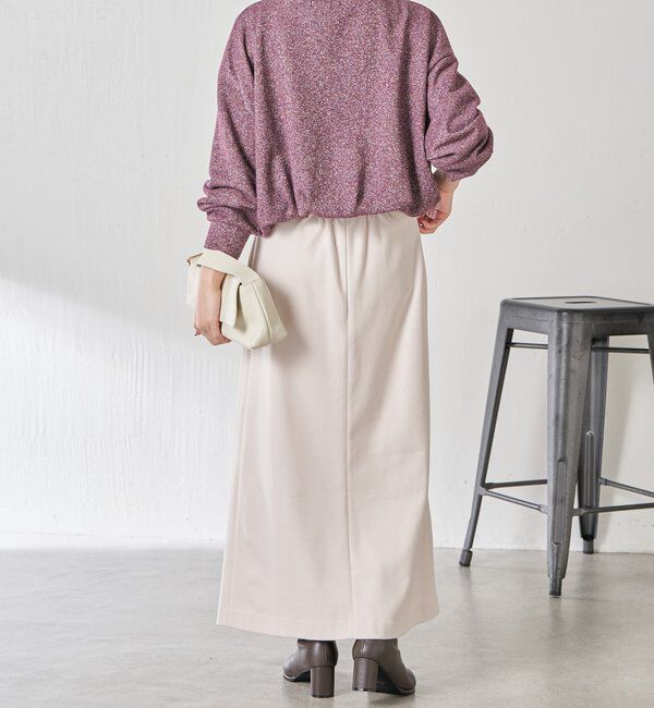  「裾バルーンラメスウエット」|Tシャツ・カットソー|