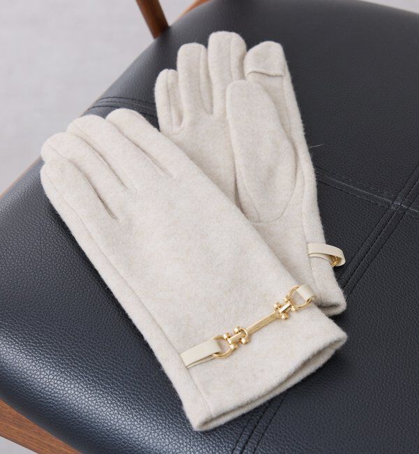  「【PAPILLONNER/パピヨネ】ビット付きグローブ」|その他|ベージュ