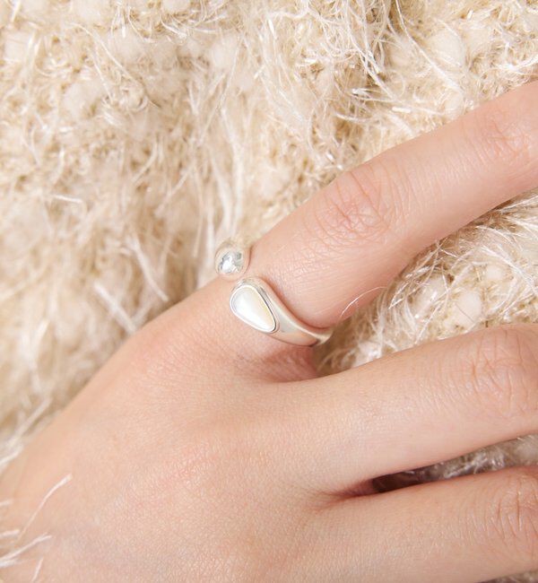  「【PAPILLONNER/パピヨネ】アシメリング」|リング|