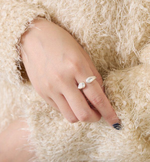  「【PAPILLONNER/パピヨネ】アシメリング」|リング|