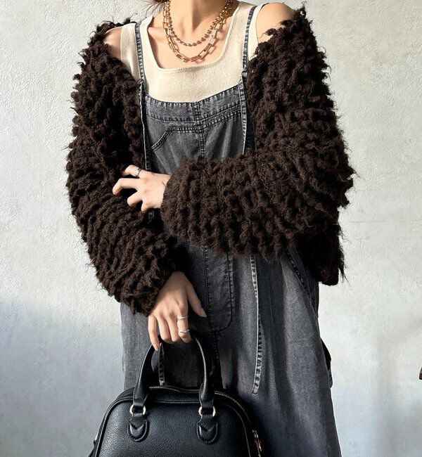  「スクエアニットタンク」|ニット・セーター|