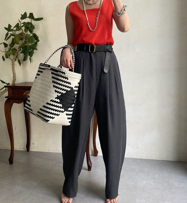  「スクエアニットタンク」|ニット・セーター|