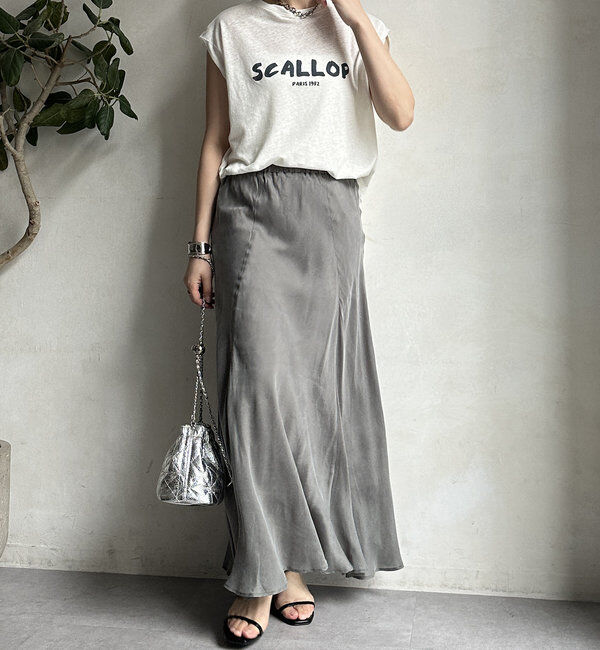  「キュプラフレアスカート」|スカート|