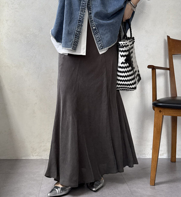  「キュプラフレアスカート」|スカート|