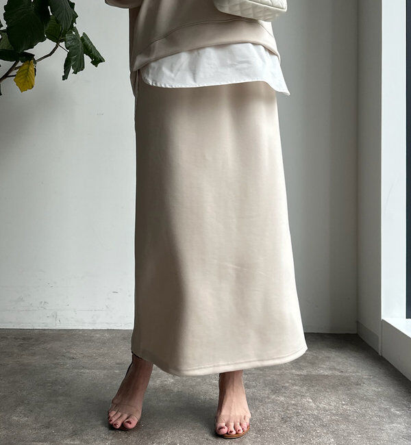  「【WEB限定】レイヤードフーディー＋タイトスカートセット」|スーツ|