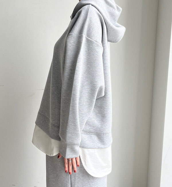  「【WEB限定】レイヤードフーディー＋タイトスカートセット」|スーツ|