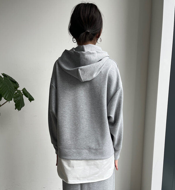  「【WEB限定】レイヤードフーディー＋タイトスカートセット」|スーツ|