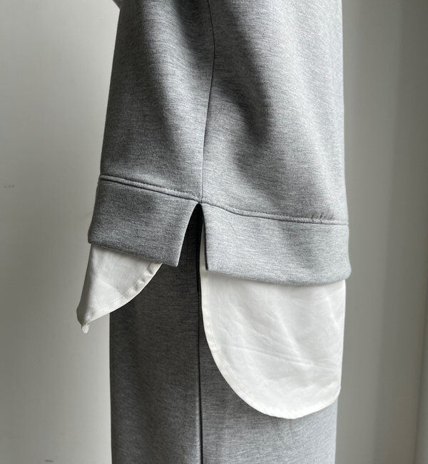  「【WEB限定】レイヤードフーディー＋タイトスカートセット」|スーツ|