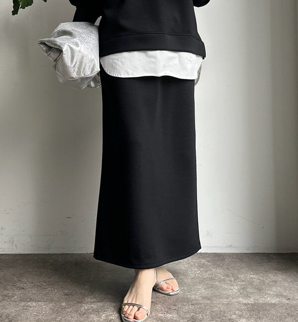  「【WEB限定】レイヤードフーディー＋タイトスカートセット」|スーツ|