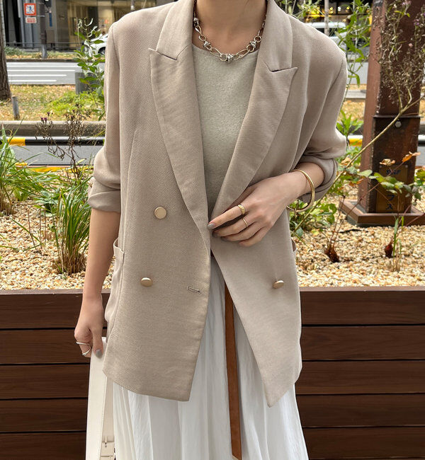  「メッシュダブルジャケット」|テーラードジャケット|