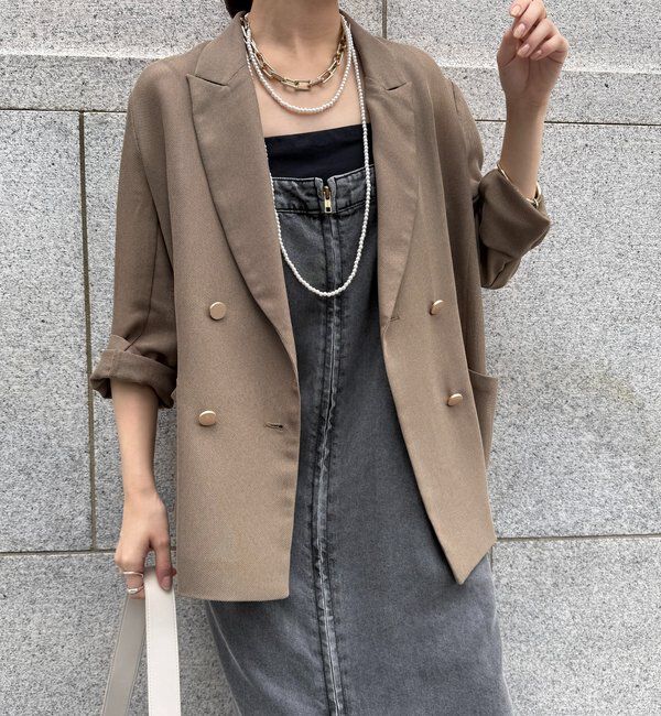  「メッシュダブルジャケット」|テーラードジャケット|