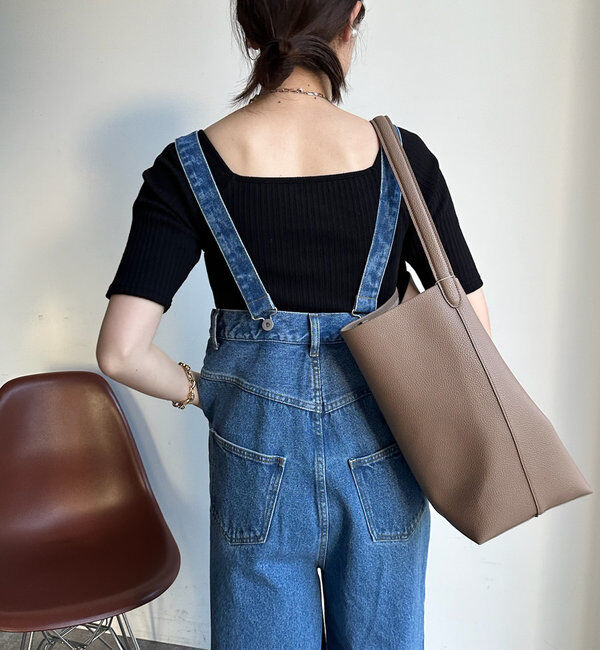  「【2サイズ展開！】デニムサロペット」|ワンピース|