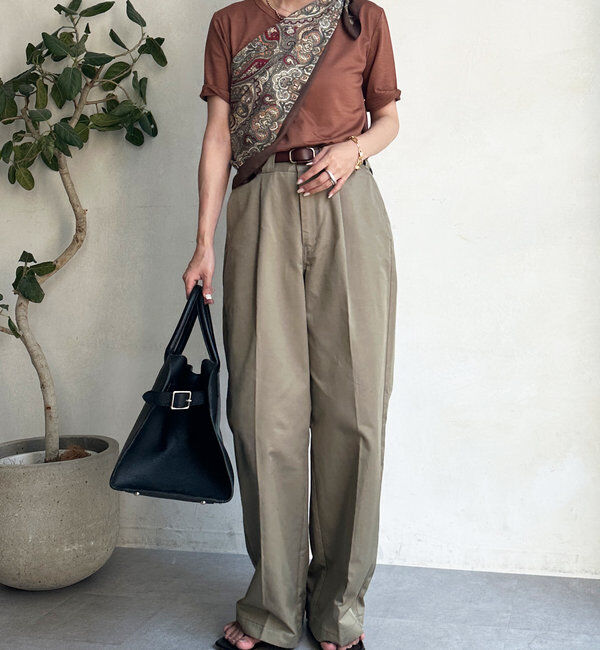  「センタープレスチノパン」|チノ|