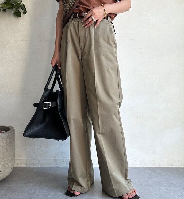  「センタープレスチノパン」|チノ|