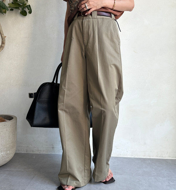  「センタープレスチノパン」|チノ|