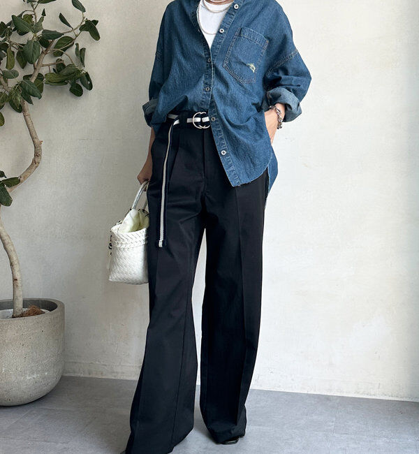  「センタープレスチノパン」|チノ|