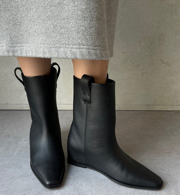 「インヒールショートブーツ」|ロングブーツ|