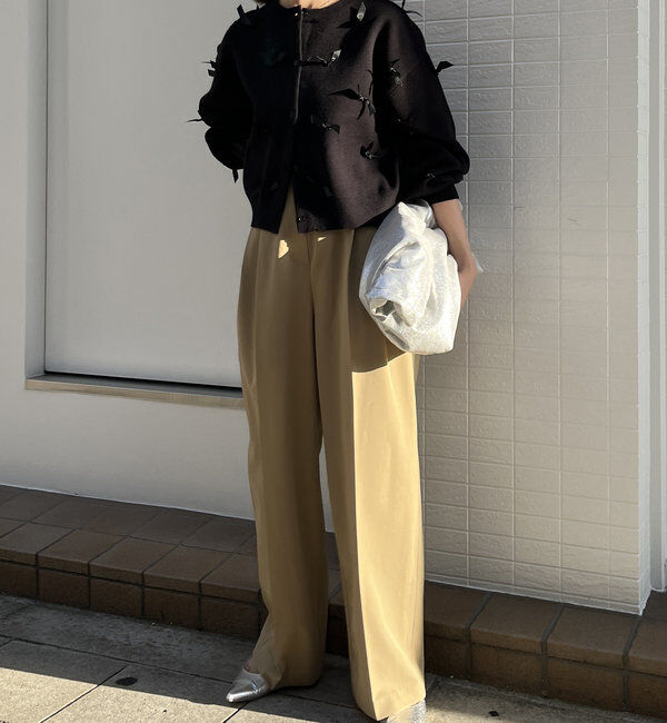  「【WEB限定】リボン付カーディガン」|カーディガン|