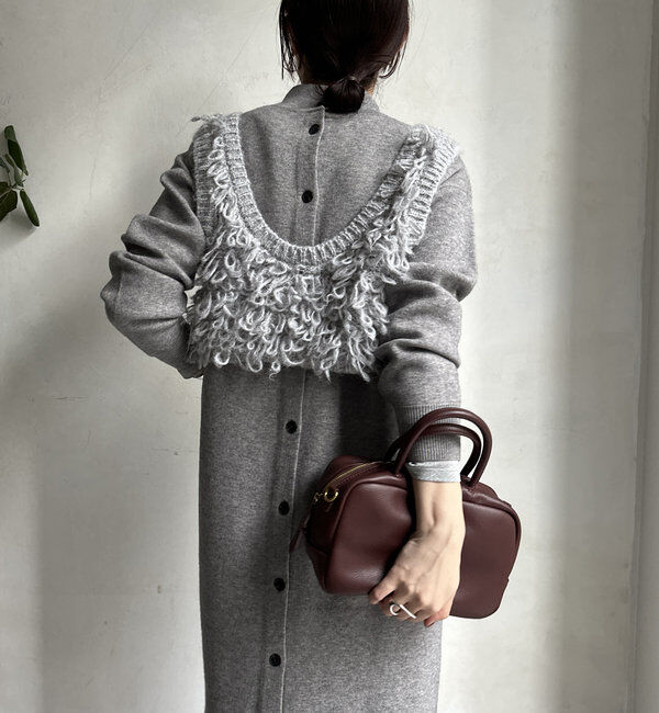  「【WEB限定】アンサンブルニットワンピース」|スーツ|