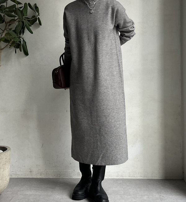  「【WEB限定】アンサンブルニットワンピース」|スーツ|