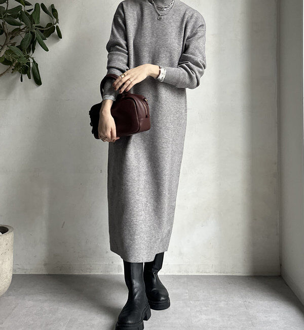  「【WEB限定】アンサンブルニットワンピース」|スーツ|