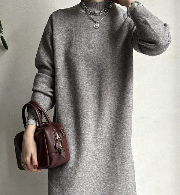  「【WEB限定】アンサンブルニットワンピース」|スーツ|