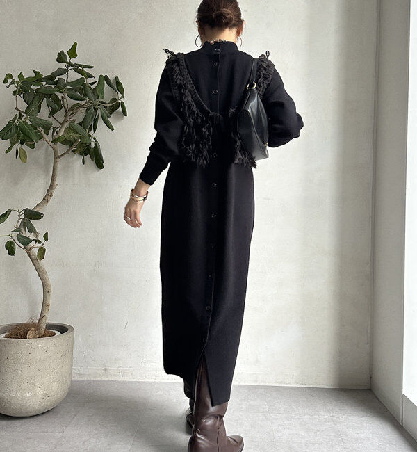  「【WEB限定】アンサンブルニットワンピース」|スーツ|