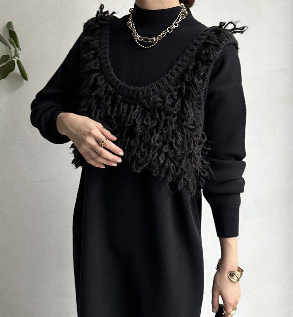  「【WEB限定】アンサンブルニットワンピース」|スーツ|