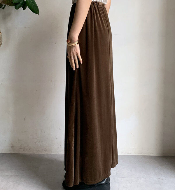  「ベロアマーメイドスカート」|スカート|