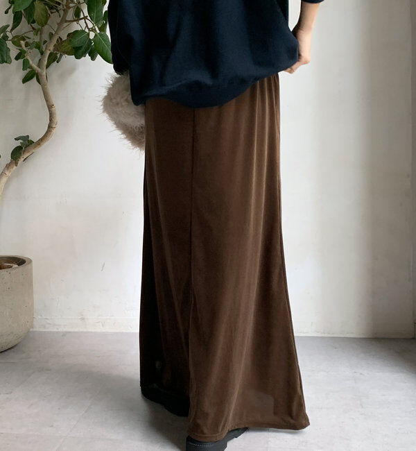  「ベロアマーメイドスカート」|スカート|