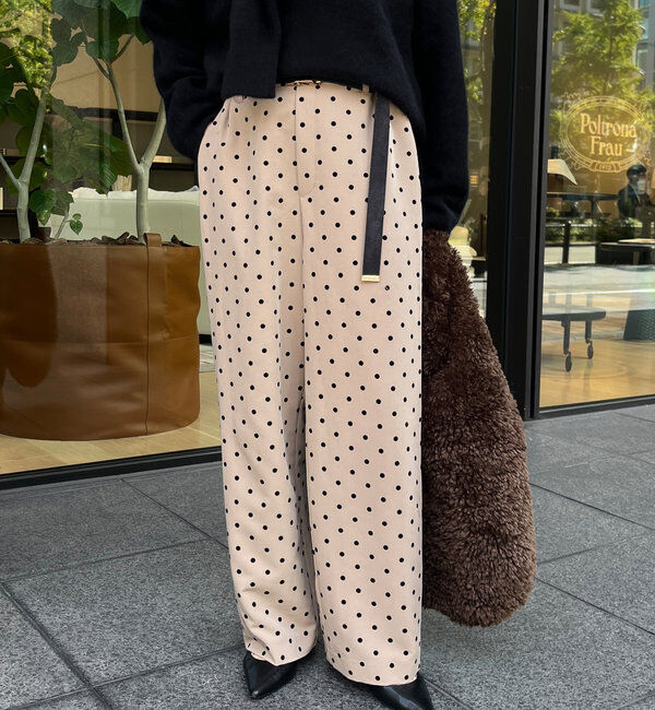  「フロッキードットパンツ」|チノ|