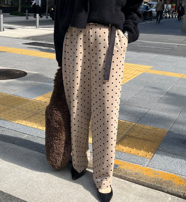  「フロッキードットパンツ」|チノ|