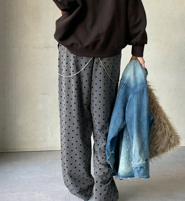  「フロッキードットパンツ」|チノ|