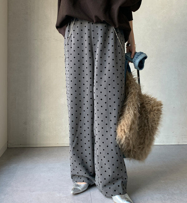  「フロッキードットパンツ」|チノ|