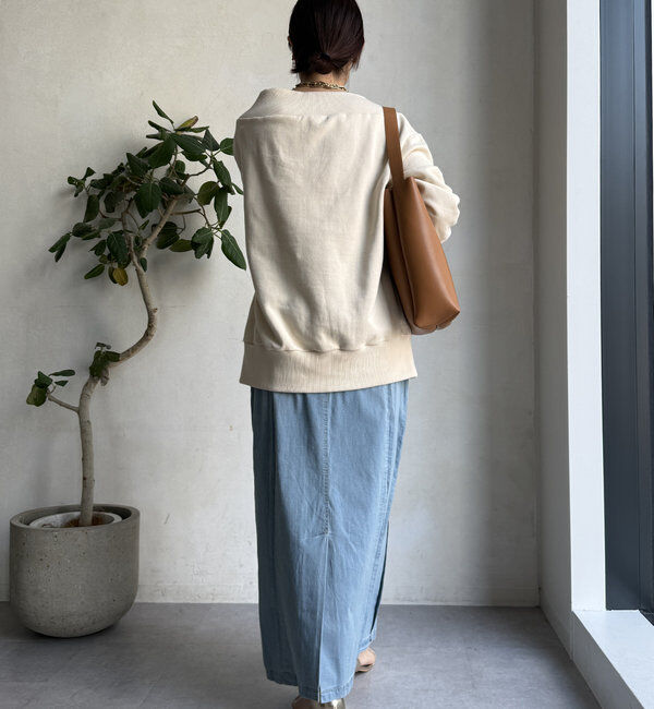  「【WEB限定】ライトオンスデニムタイトスカート」|スカート|