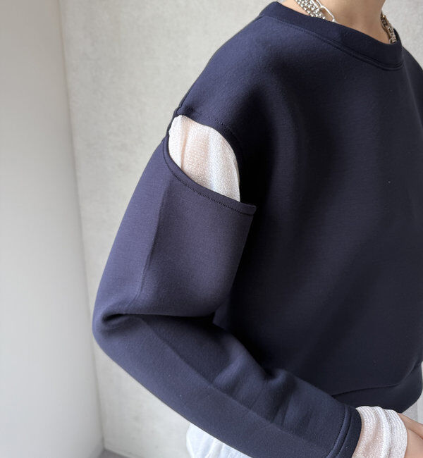  「【WEB限定】レイヤードショルダースリットトップス」|Tシャツ・カットソー|