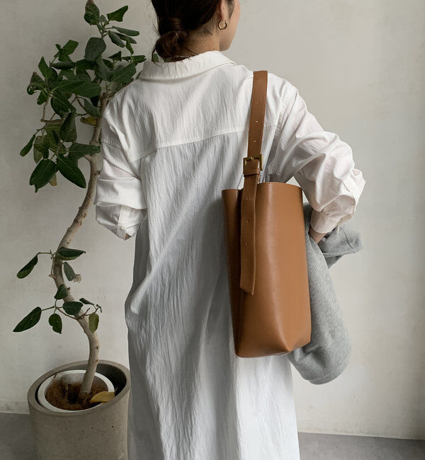  「【WEB限定】カシュクール2WAYシャツワンピース」|ワンピース|