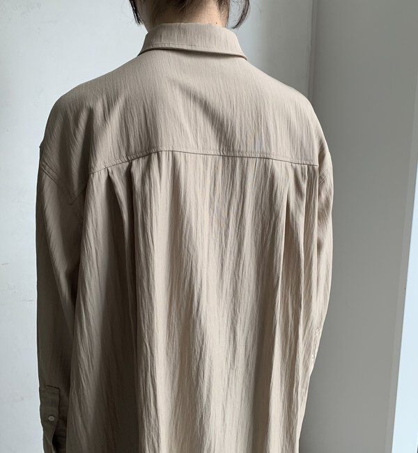  「【WEB限定】カシュクール2WAYシャツワンピース」|ワンピース|