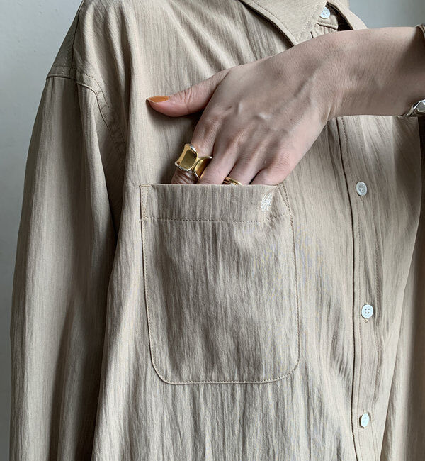  「【WEB限定】カシュクール2WAYシャツワンピース」|ワンピース|