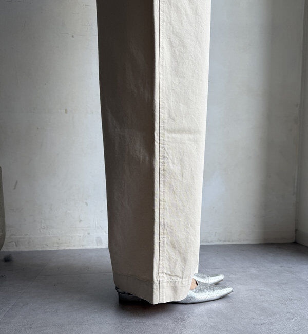  「【WEB限定】バックVデニムサロペット」|ワンピース|