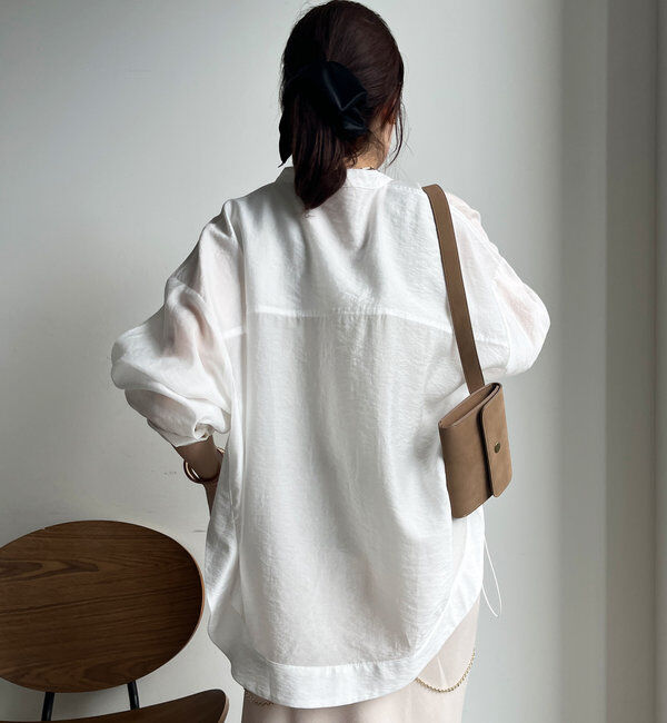  「シアースピンドルブラウス」|シャツ・ブラウス|