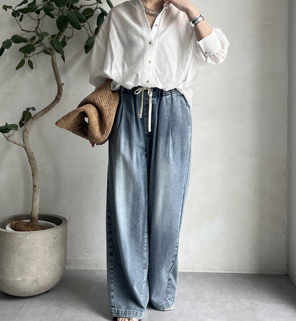  「シアースピンドルブラウス」|シャツ・ブラウス|