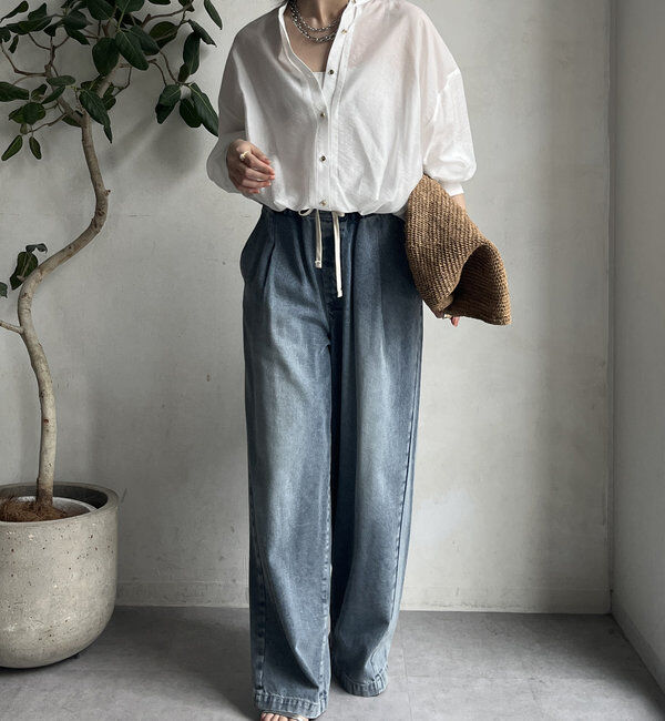  「シアースピンドルブラウス」|シャツ・ブラウス|