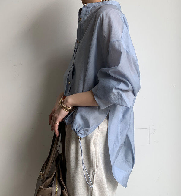  「シアースピンドルブラウス」|シャツ・ブラウス|