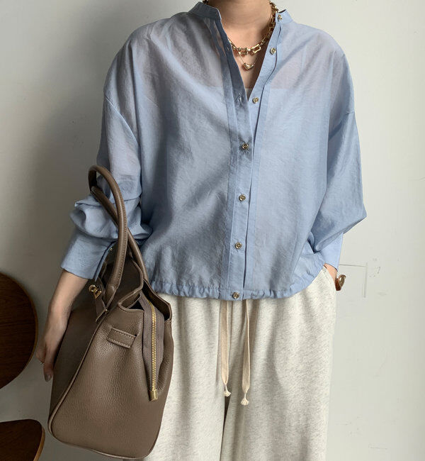  「シアースピンドルブラウス」|シャツ・ブラウス|