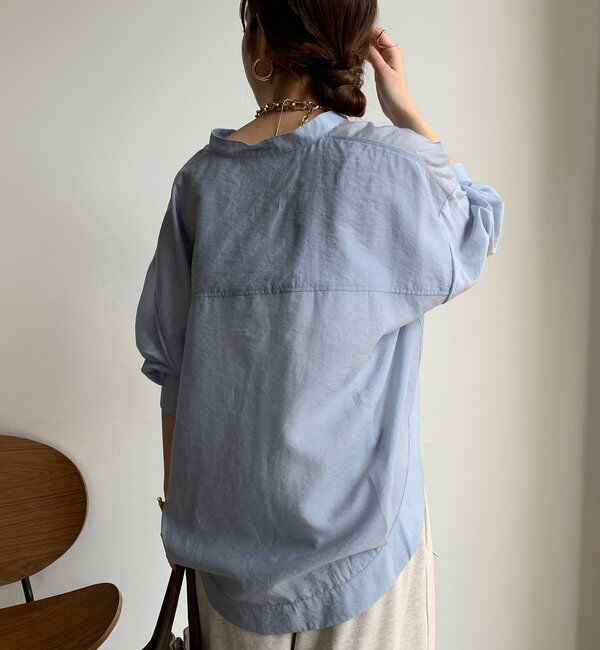  「シアースピンドルブラウス」|シャツ・ブラウス|