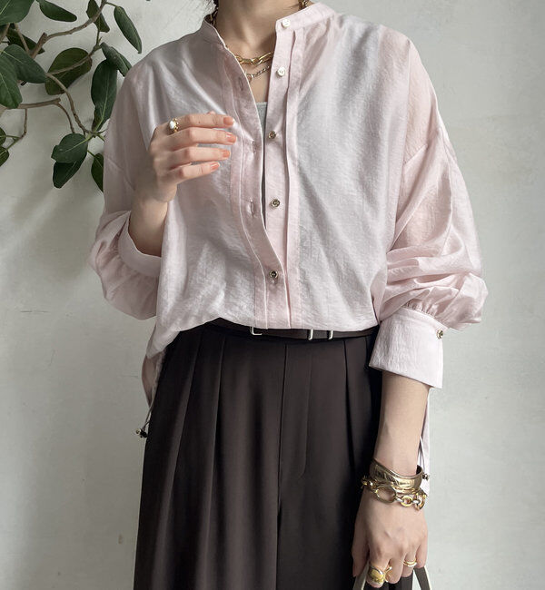  「シアースピンドルブラウス」|シャツ・ブラウス|