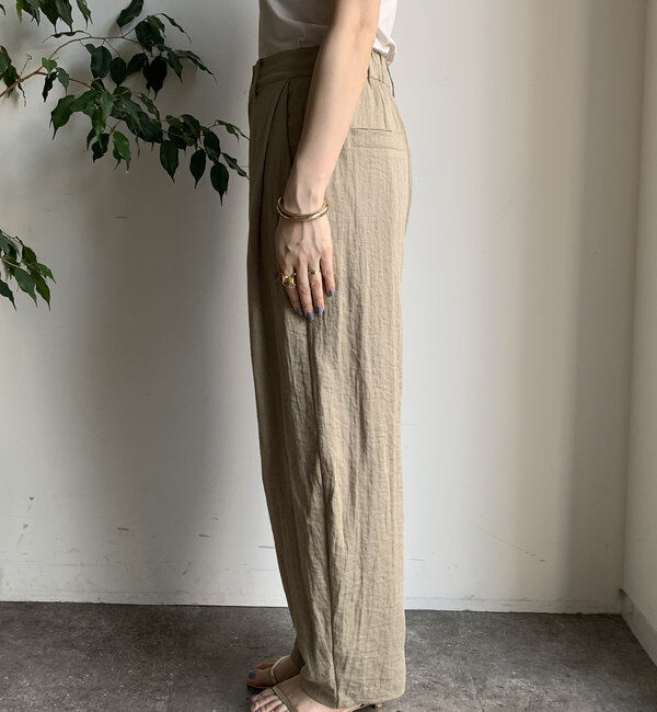  「【WEB限定】リネンライクバルーンパンツ」|チノ|